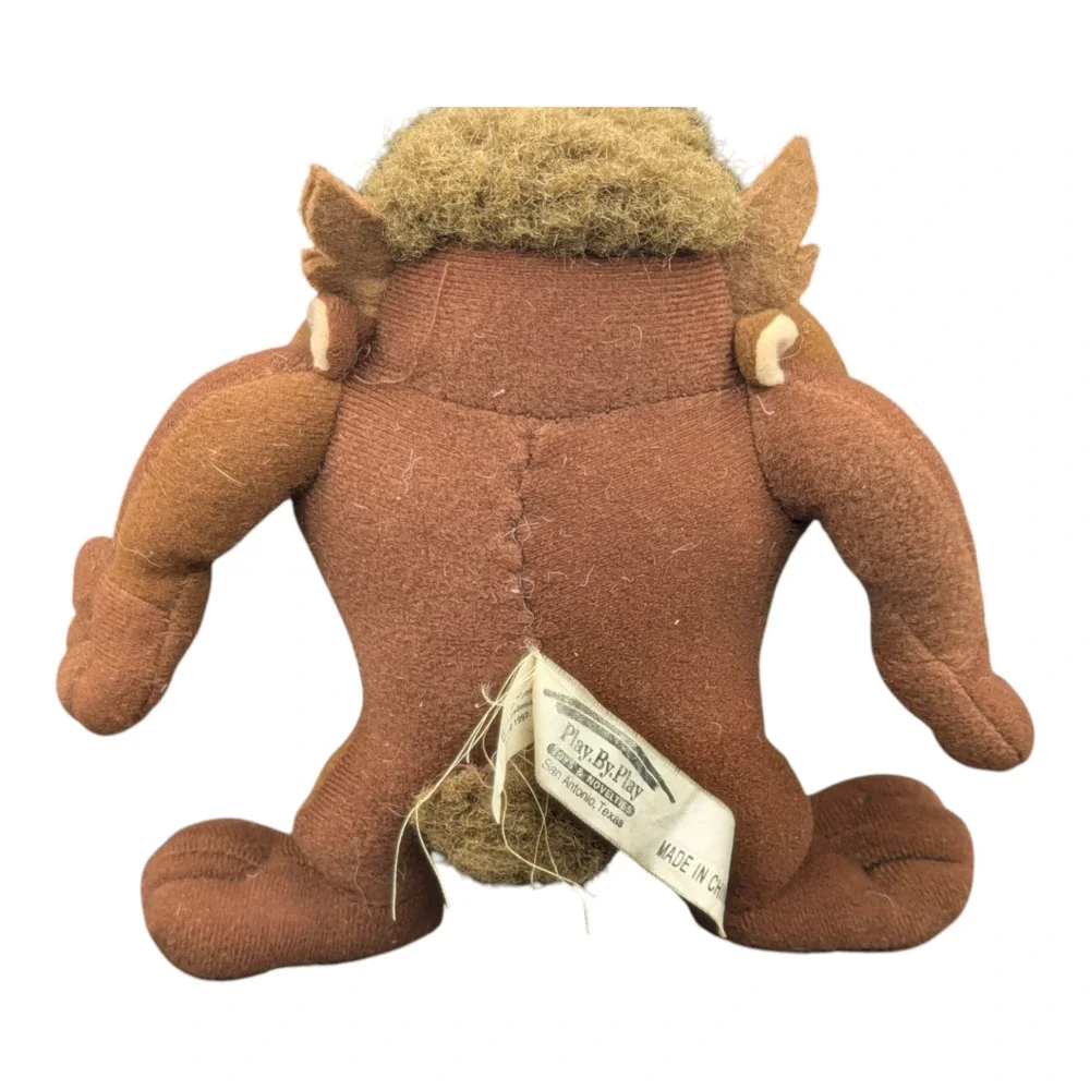Looney Tunes Taz Tazmanian‎ Devil Plush Stuffed Animal Play By Play 1997